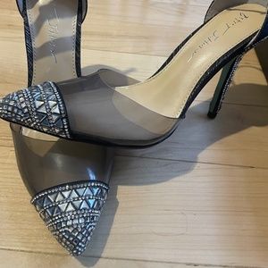 Sequined Heels  Size 7.5